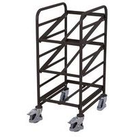 Etagewagen klein met 3 etages, 2 schuin - Draagvermogen 200 kg