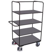 Etagewagen hoog met 3 opklapbare etages - Variofit