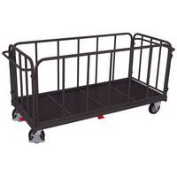 Duwwagen met verticale spijlen, 4-wandig - Draagvermogen 500 en 1200kg