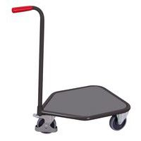 Enkelgreeps roller met houten laadvlak - Draagvermogen 250 kg