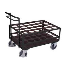 Flessenwagen/cilinderwagen (24 x 160 mm) met dodemansrem - Variofit