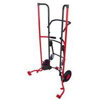 Bandensteekwagen gelakt met steunwielen - Variofit