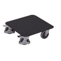 Meubelroller met stalen traanplaat bodem - Variofit