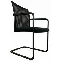 Bezoekers/vergaderstoel Refurbished - Zwart