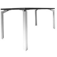 Eenvoudig, recht bureau, gereviseerd - bruin