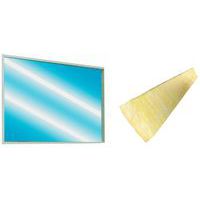 Te monteren dubbele beglazing + plafondisolatie voor cabines met dubbele wand in plaatstaal of gemelamineerd p