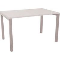 Bureau Arial rechthoekig blad 25 mm - vierkant bridge poten - Eol