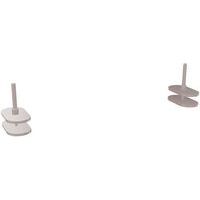 Klemmen dubbel voor panelen H 40 cm Solange - set van 2 - Eol