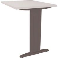 Aanbouwbureau rechthoekig B 80 x D 60 cm met vast I-poot Idol - Eol