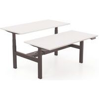 Zit/sta bureau gedeeld onderstel B160xD80cm elektrisch Axel 2 - Eol
