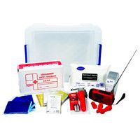 Noodpakket XL - EHBO - opbergbox - met 8 verschillende producten