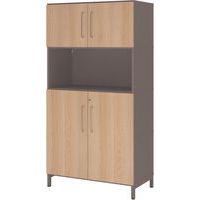 Kast FlexWall 4 legbord met sokkel - Openingshoek 110° - Hammerbacher