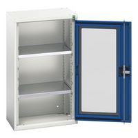 Hoge kast Verso 525x350x900mm met raamdeur en 2 legborden - BOTT