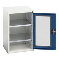 Kast Verso - transparante deuren - 2 legborden 525x550x800 - Bott