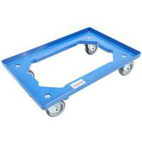 Dolly van polypropyleen blauw 600x400 mm - draagkracht 250 kg