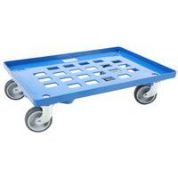 Dolly met gaaswand blauw 600x400 mm - draagkracht 250 kg - Kruizinga