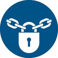 Pictogram Gesloten houden