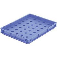 Tray in euro-afmeting T43W LxBxH 399x299x50 mm - blauw - Bito