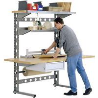 Werkpleksysteem Bito-Tec LxH 1306x1785 - RAL 9007 - Bito