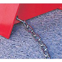 Ketting met snelschakel voor stalen wielblok