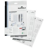 Insteekkaartjes voor staande naamborden - Duurzaam