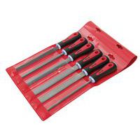 Etui met 6 vijlen van twee materialen - lengte 200 mm - Mob