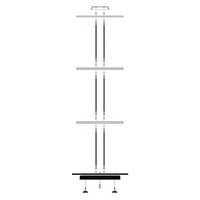 Draaibare molen voor kasten Raaco - Hoogte 176 cm