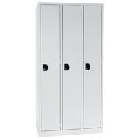 Garderobekast Modulo, Type garderobekast: Met vakken en garderobe, Materiaal: Staal, Aantal kastkolommen: 3