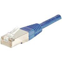 Patchkabel RJ45 - Rechte kabel Cat. 5E - FTP-afscherming - Blauw