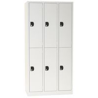 Meervaks garderobekast met hanggedeelte Modulo, Type garderobekast: Met garderobe, Materiaal: Staal