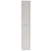 Garderobekast meervaks, Type garderobekast: Met garderobe, Materiaal: Staal, Aantal vakken/kolom: 2