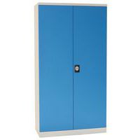 Hoge kast SF1 met laden, Max. belasting: 450 kg, Materiaal: Staal, Totale hoogte: 1950 mm, Aantal laden: 14