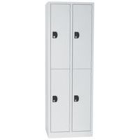 Meervaks garderobekast met hanggedeelte Modulo, Type garderobekast: Met garderobe, Materiaal: Staal