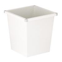 Vierkant tapse papierbak 27 ltr - Vepabins
