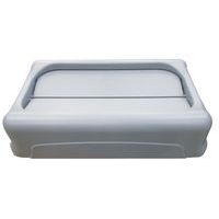 Grijs tuimeldeksel voor Slim Jim Vented 60 en 87 l - Rubbermaid