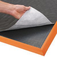 Antivermoeidheidsmat - zwart en oranje - Sorb Stance™ 580 - Notrax