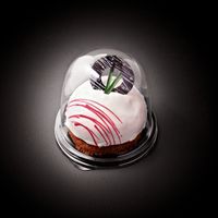 Taartbodem zwart voor polystyreen koepel_Matfer