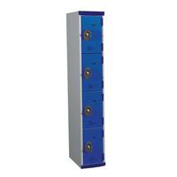 Garderobekast 4 vakken Seamline Optimum® - kolombreedte 300 mm - Acial