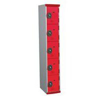 Garderobekast 5 vakken Seamline Optimum® - kolombreedte 300 mm - Acial