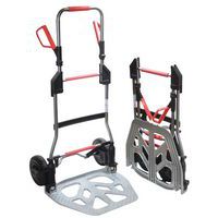Opvouwbare steekwagen met bagage winkelwagen, karren met uitschuifbare, duurzame draagbare opvouwbare telescopische handgreep aluminium kar Opvouwbare steekwagen met bagage winkelwagen, karren met uitschuifbare, duurzame draagbare opvouwbare telescopische handgreep aluminium kar