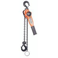 Rateltakel, Max. belasting: 3000 kg, Min. bouwhoogte: 490 mm, Hefhoogte: 1.5 m, Productgewicht: 21 kg