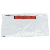 Documentenhoes, Nuttige breedte: 228 mm, Nuttige hoogte: 120 mm, Opdruk: Document ingesloten, Dikte: 30 µm