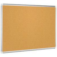 Mededelingenpaneel van kurk, Hoogte: 100 cm, Kleur: Bruin, Breedte: 150 cm, Bord kleur: Bruin