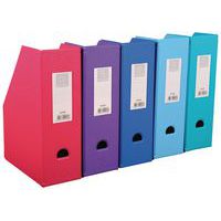 Set van 10 tijdschrifthouders rug 100 mm