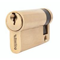 Enkele cilinder Europees - Messing