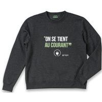 Sweatshirt bedrukt Vsweat antracietgrijs - Parade