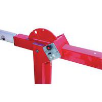 Klemslot voor handbediende slagboom