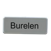 Informatiebord 60 x 20 cm - Bureau