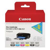 Inktcartridge - PGI-550/CLI-551 - Canon