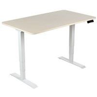 Elektrisch bureau, Type onderstel: 2 poten, Montage: Zelfbouw, Totale breedte: 140 cm